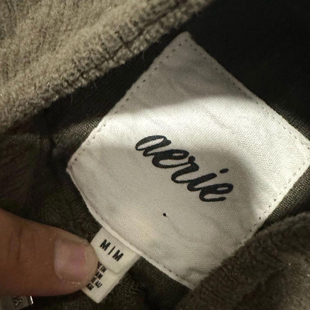 AERIE Cropped Velour Zip-Up Jacket - Picture 2 of 2